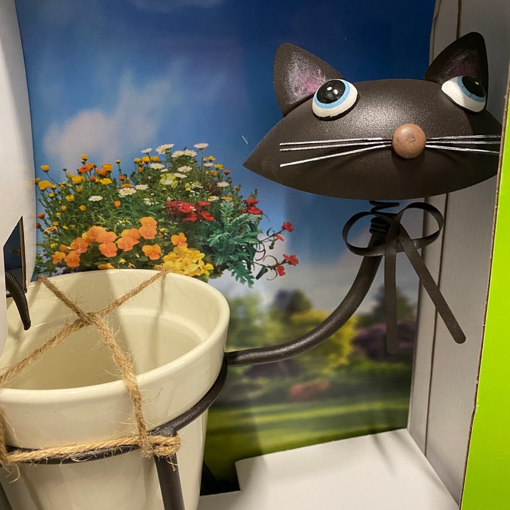 Cat Flower Pot